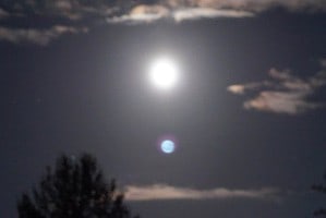 orb bij volle maan