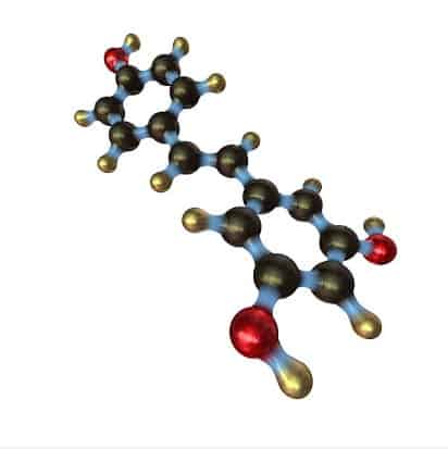 Trans Resveratrol 500mg molecuul